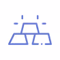 Silver ingot icon